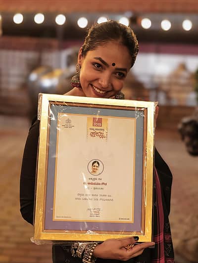 ಪ್ರಶಸ್ತಿ ಕುರಿತು ನಟಿ ಅನುಪಮಾ ಗೌಡ ಸಾಮಾಜಿಕ ಮಾಧ್ಯಮದಲ್ಲಿ ಹಂಚಿಕೊಂಡಿದ್ದಾರೆ.