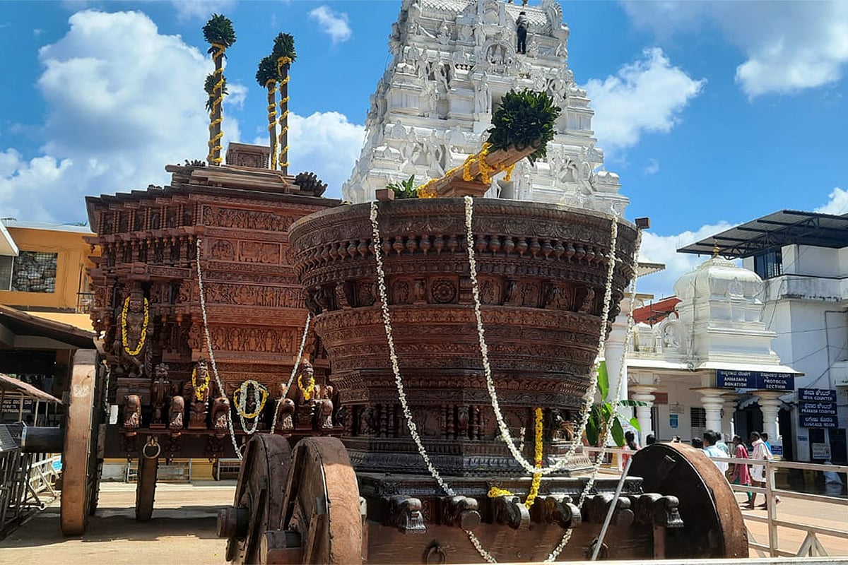 ಕುಕ್ಕೆ ಸುಬ್ರಹ್ಮಣ್ಯ ದೇವಸ್ಥಾನ: ರಥಗಳಿಗೆ ಗೂಟ ಪೂಜಾ ಮುಹೂರ್ತ