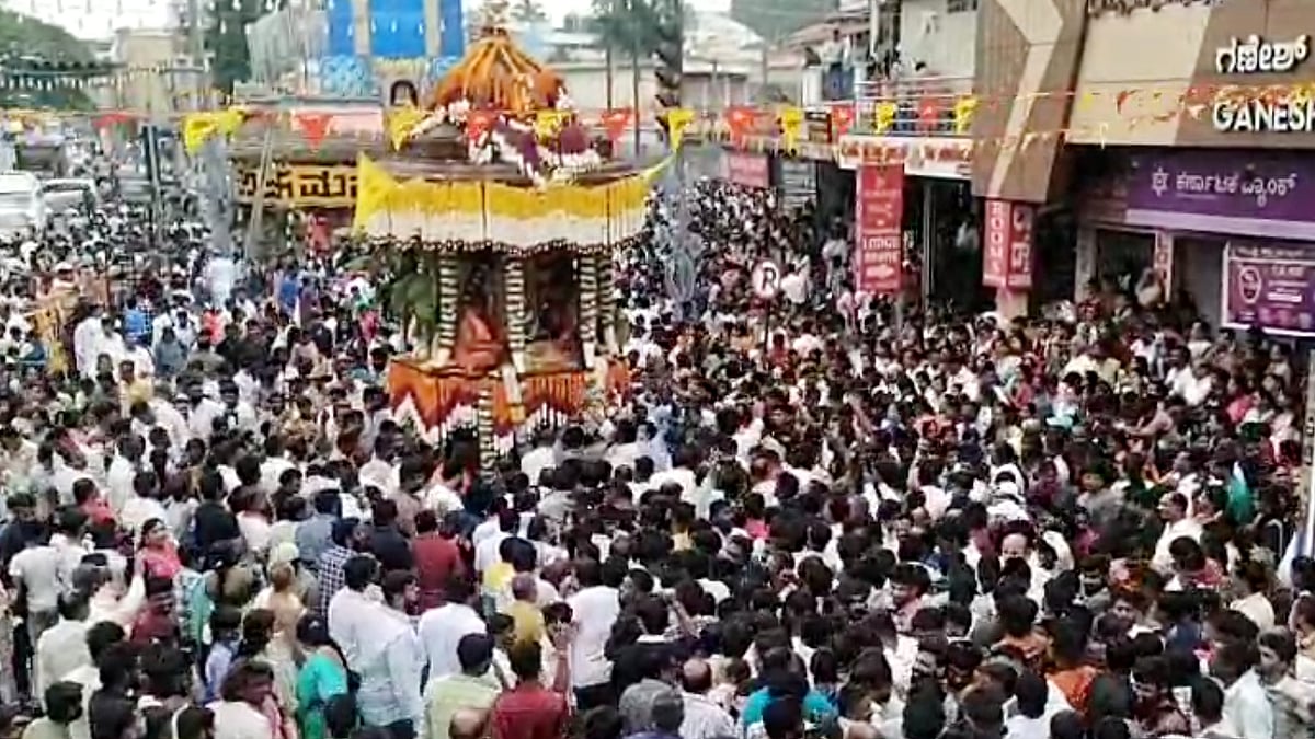 ಕುಶಾಲನಗರದಲ್ಲಿ ವಿಜೃಂಭಣೆಯ ಗಣಪತಿ ರಥೋತ್ಸವ