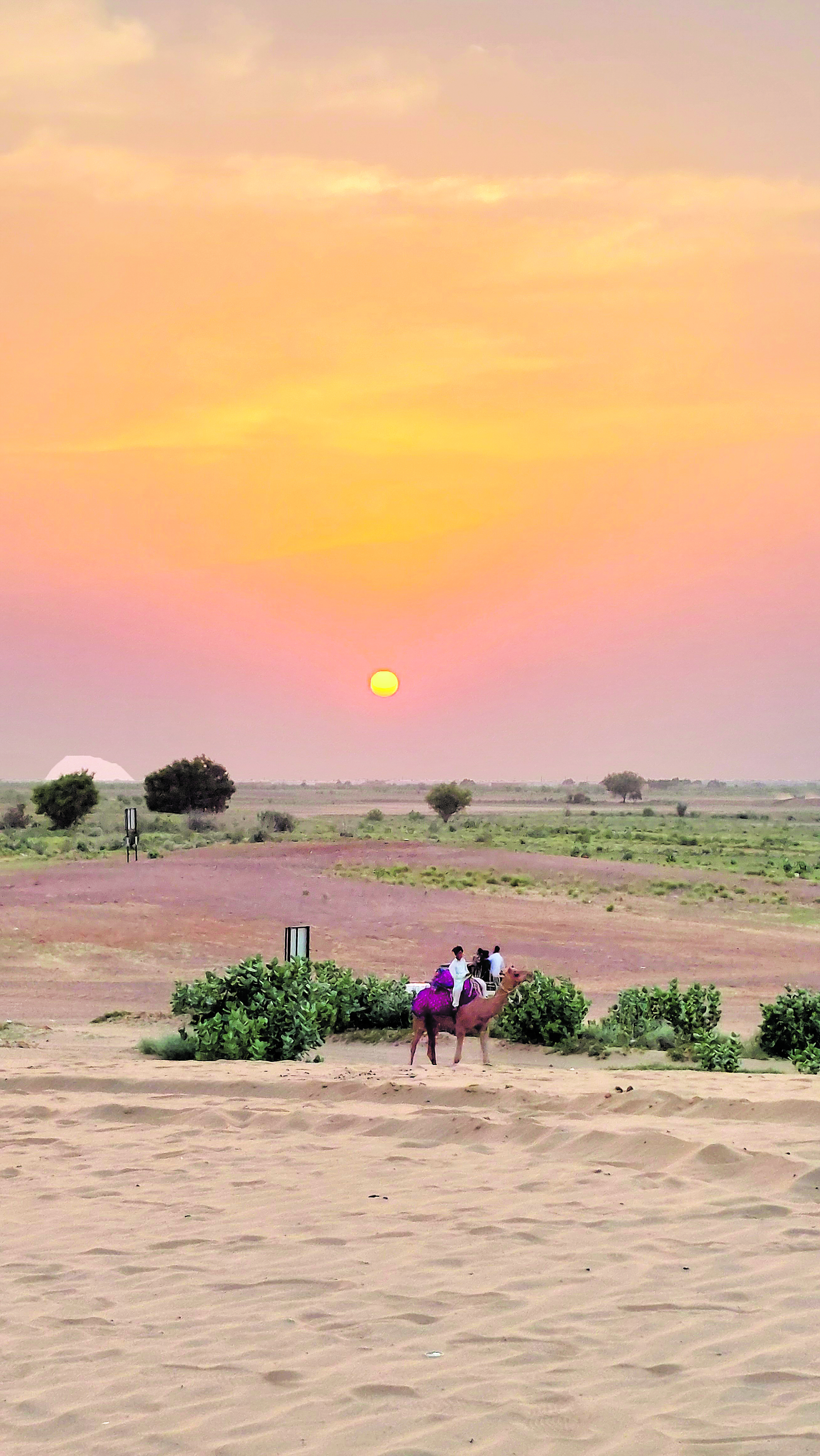 ಸೈಮ್‌ ಮರುಭೂಮಿಯಲ್ಲಿ ಸೂರ್ಯೋದಯದ ಸುಂದರ ನೋಟ