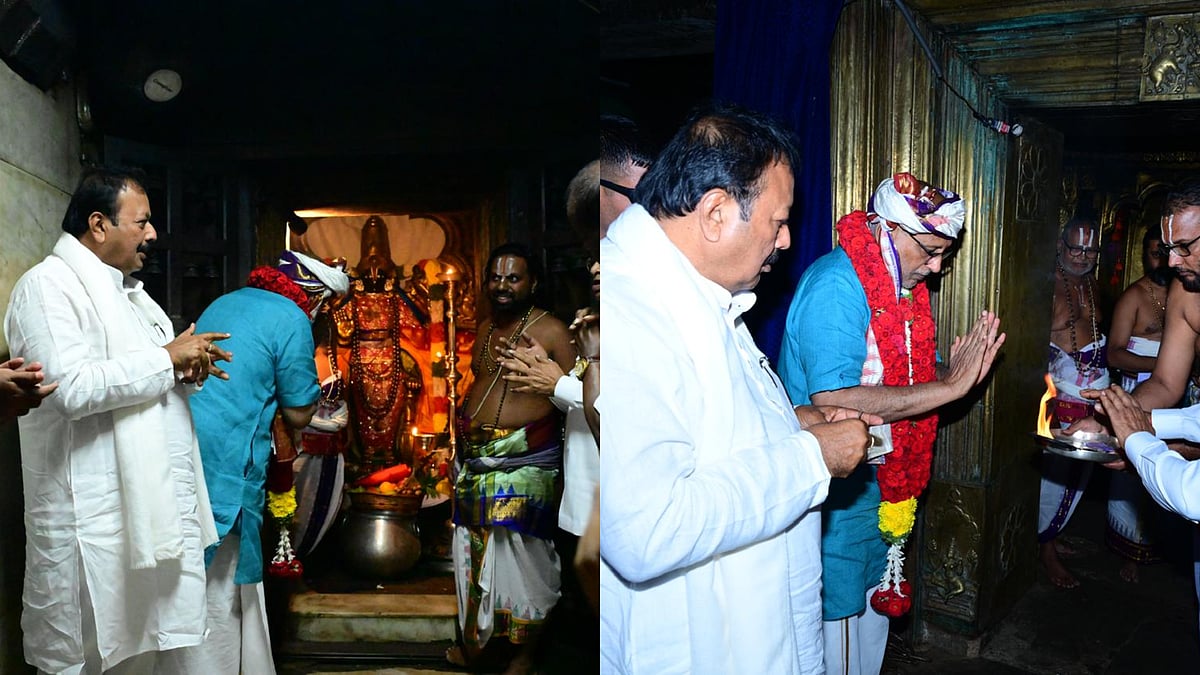 ಮೇಲುಕೋಟೆ ಚೆಲುವರಾಯಸ್ವಾಮಿ ದರ್ಶನ ಪಡೆದ ಉಪ ರಾಷ್ಟ್ರಪತಿ ಸಿ.ಪಿ ರಾಧಾಕೃಷ್ಣನ್