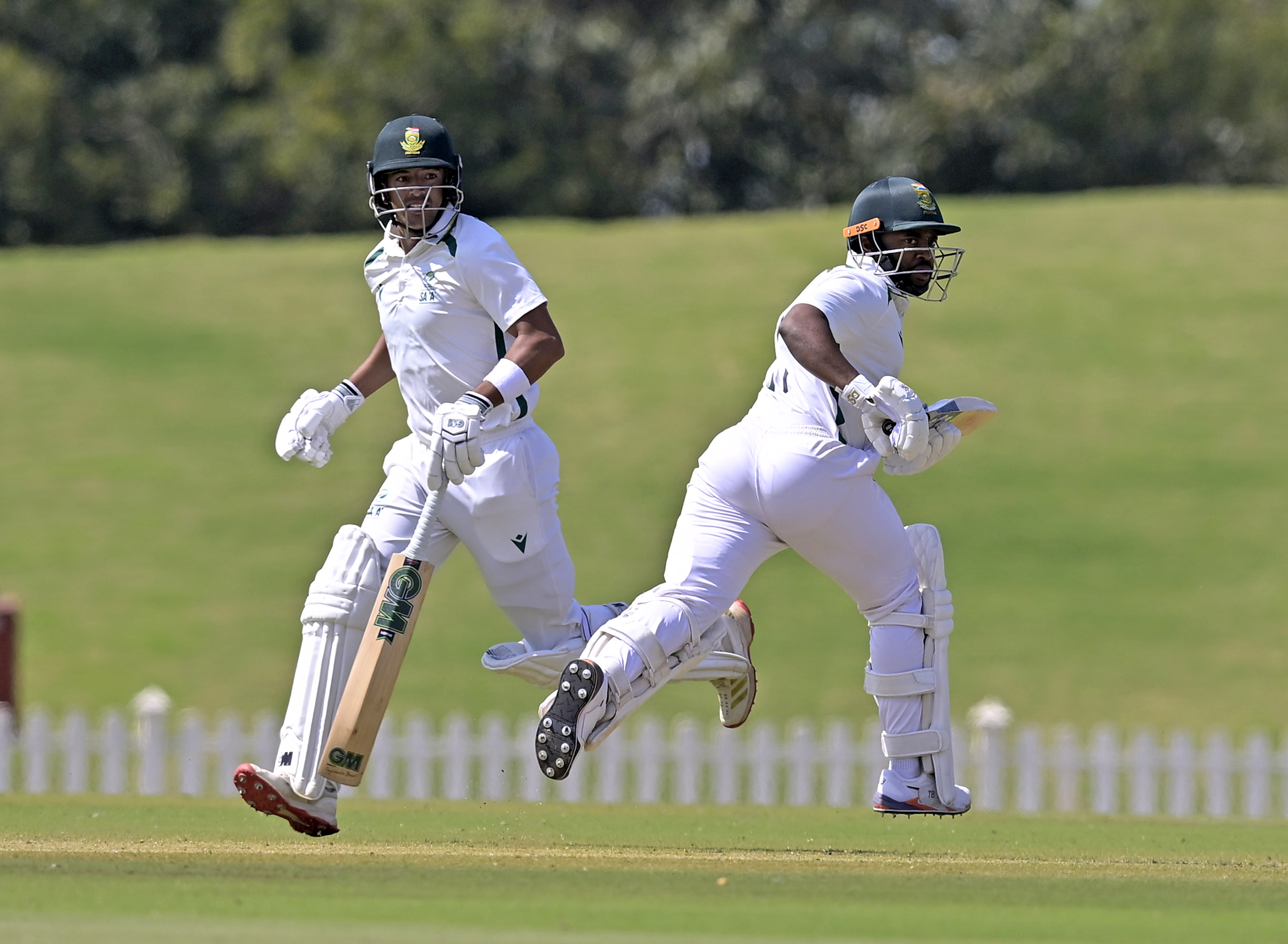 ಆಫ್ರಿಕಾ ಎ ತಂಡದ ಜುಬೇರ್ ಹಮ್ಜಾ ಹಾಗೂ ತೆಂಬಾ ಬವುಮಾ ಜೊತೆಯಾಟದ ಓಟ 