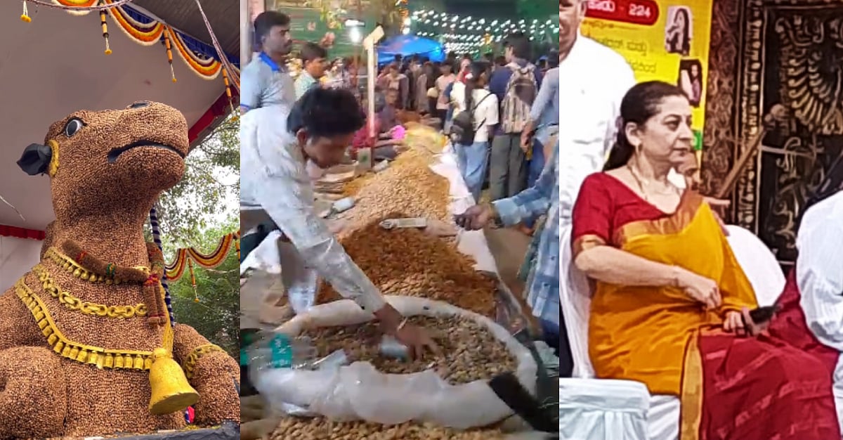 'ತಾಜಾ ತಾಜಾ ಕಡ್ಲೆ ಕಾಯ್‘: ಮಲ್ಲೇಶ್ವರಂ ಪರಿಷೆಗೆ ಚಾಲನೆ; ಜನರ ಸಂಭ್ರಮ