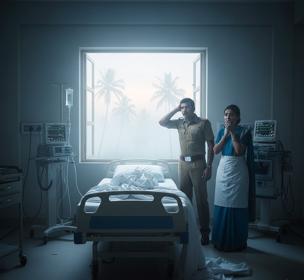 ಕೇರಳ: ಐಸಿಯು ಕಿಟಕಿಯಿಂದ ಹಾರಿ ಪರಾರಿಯಾದ ಆರೋಪಿ

