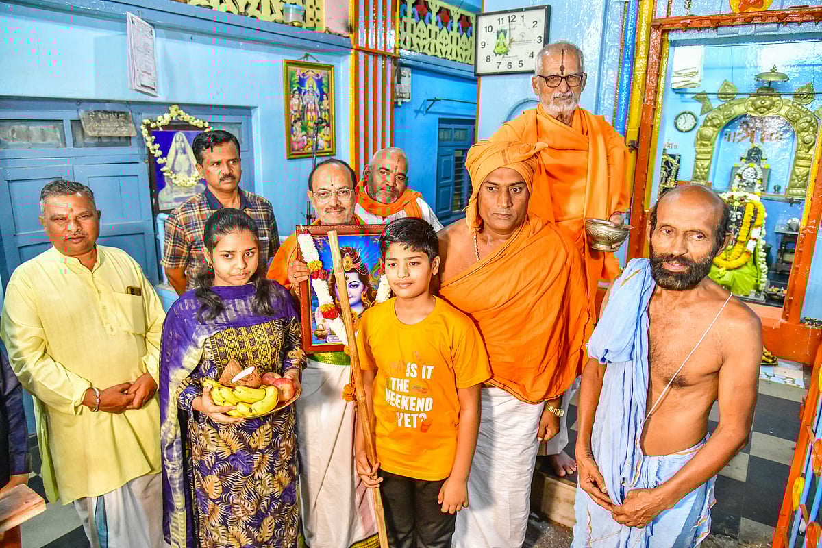 ಕೊಪ್ಪಳ: ಏಕಾಂಗಿಯಾಗಿ 62 ದಿನ 1,550 ಕಿ.ಮೀ. ಪಾದಯಾತ್ರೆ ಪೂರ್ಣಗೊಳಿಸಿದ ಹನುಮೇಶ