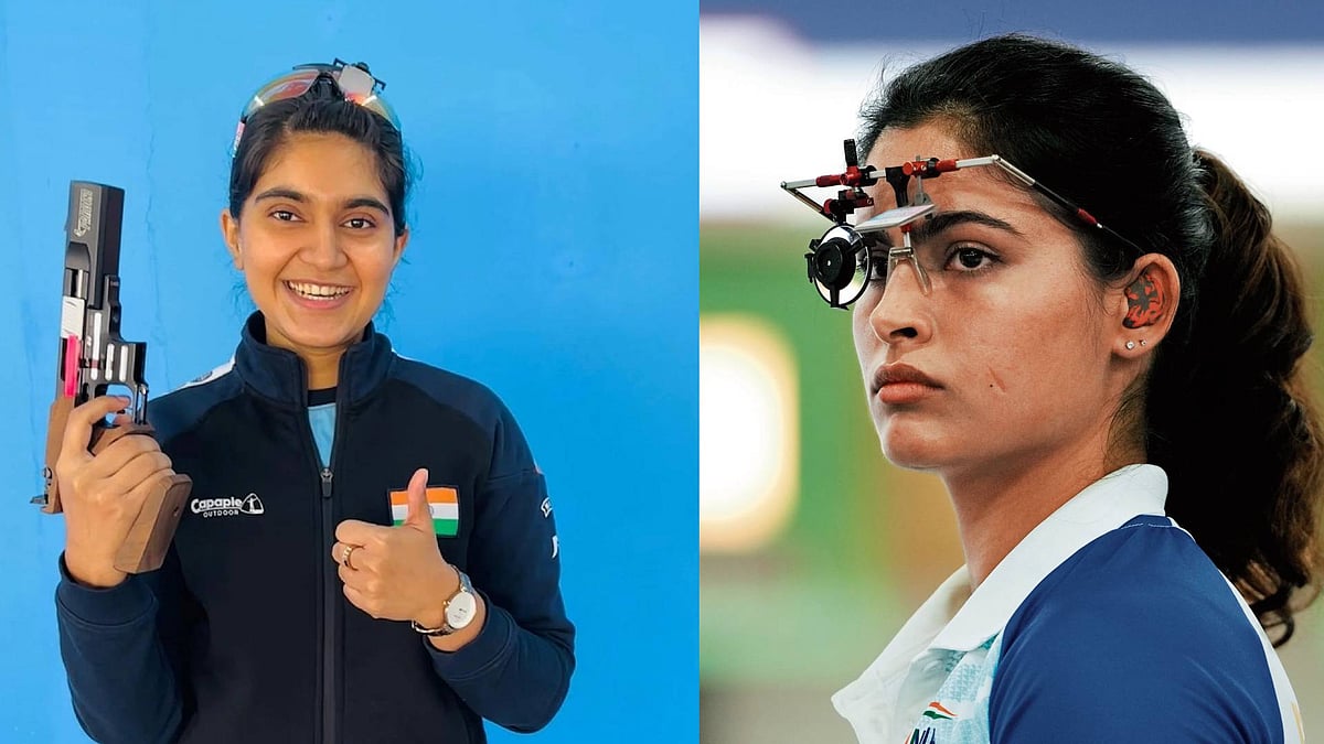 ಶೂಟಿಂಗ್‌: ಇಶಾ ಸಿಂಗ್, ಮನು ಭಾಕರ್ ಫೈನಲ್‌ಗೆ