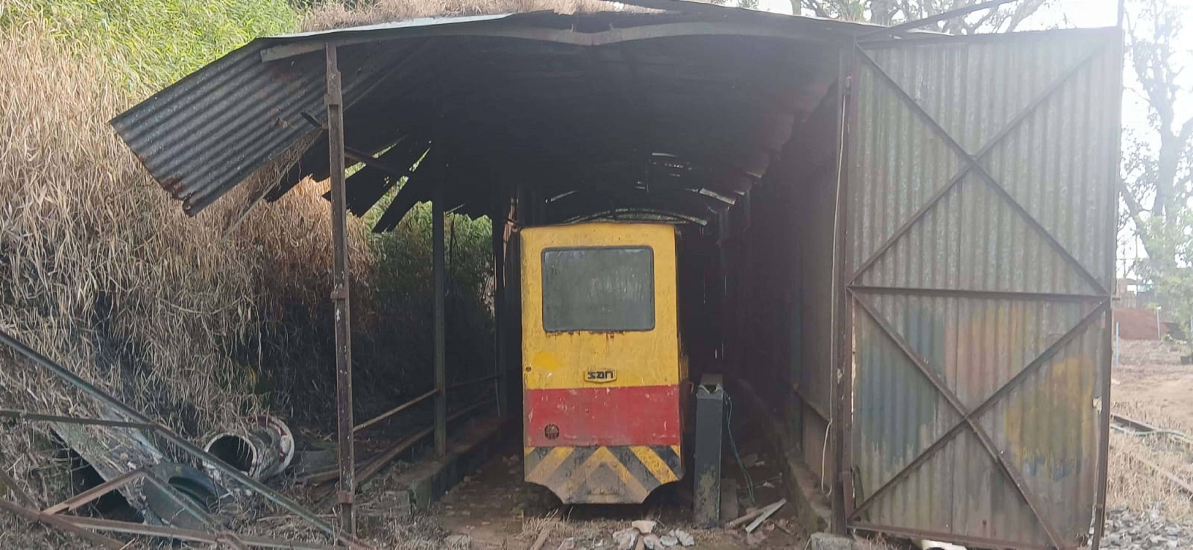 ಮಡಿಕೇರಿಯ ರಾಜಾಸೀಟ್‌ ಉದ್ಯಾನದಲ್ಲಿ ಮೂಲೆ ಸೇರಿರುವ ಮಕ್ಕಳ ರೈಲು