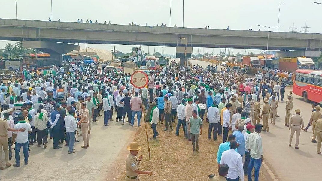 ರೈತ ಪ್ರತಿಭಟನೆ ವೇಳೆ ಹತ್ತರಗಿ ಟೋಲ್‌ ಬಳಿ ಪೊಲೀಸರ ಮೇಲೆ ಕಲ್ಲುತೂರಾಟ: 6 ಜನ ಬಂಧನ