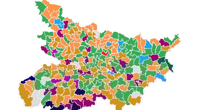 Bihar Election Results: ಮಗದ, ಮಿಥಿಲಾಂಚಲ ಸೇರಿ 6 ಪ್ರಾಂತ್ಯಗಳಲ್ಲೂ NDA ಮುಂದೆ