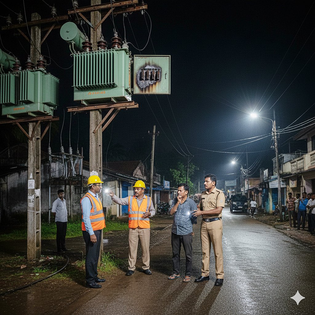 ಮನೆಯ ವಿದ್ಯುತ್ ಕಡಿತಗೊಳಿಸಿದ್ದಕ್ಕೆ ಟ್ರಾನ್ಸ್‌ಫಾರ್ಮರ್ ಫ್ಯೂಸ್ ಕಿತ್ತ ಭೂಪ