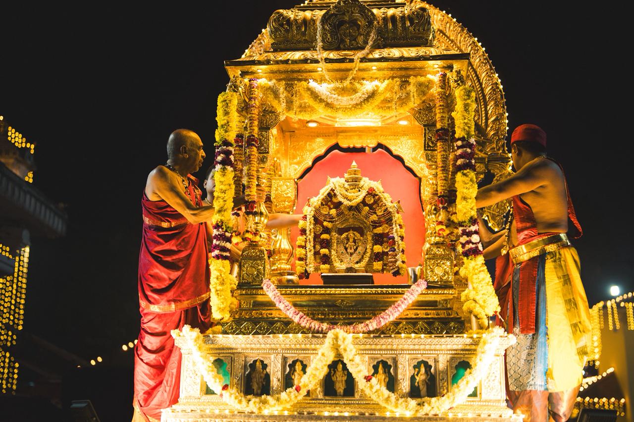 ಧರ್ಮಸ್ಥಳದಲ್ಲಿ ಲಕ್ಷದೀಪೋತ್ಸವದ ಸಂದರ್ಭ ಶನಿವಾರ ರಾತ್ರಿ ಹೊಸಕಟ್ಟೆ ಉತ್ಸವ ನಡೆಯಿತು.