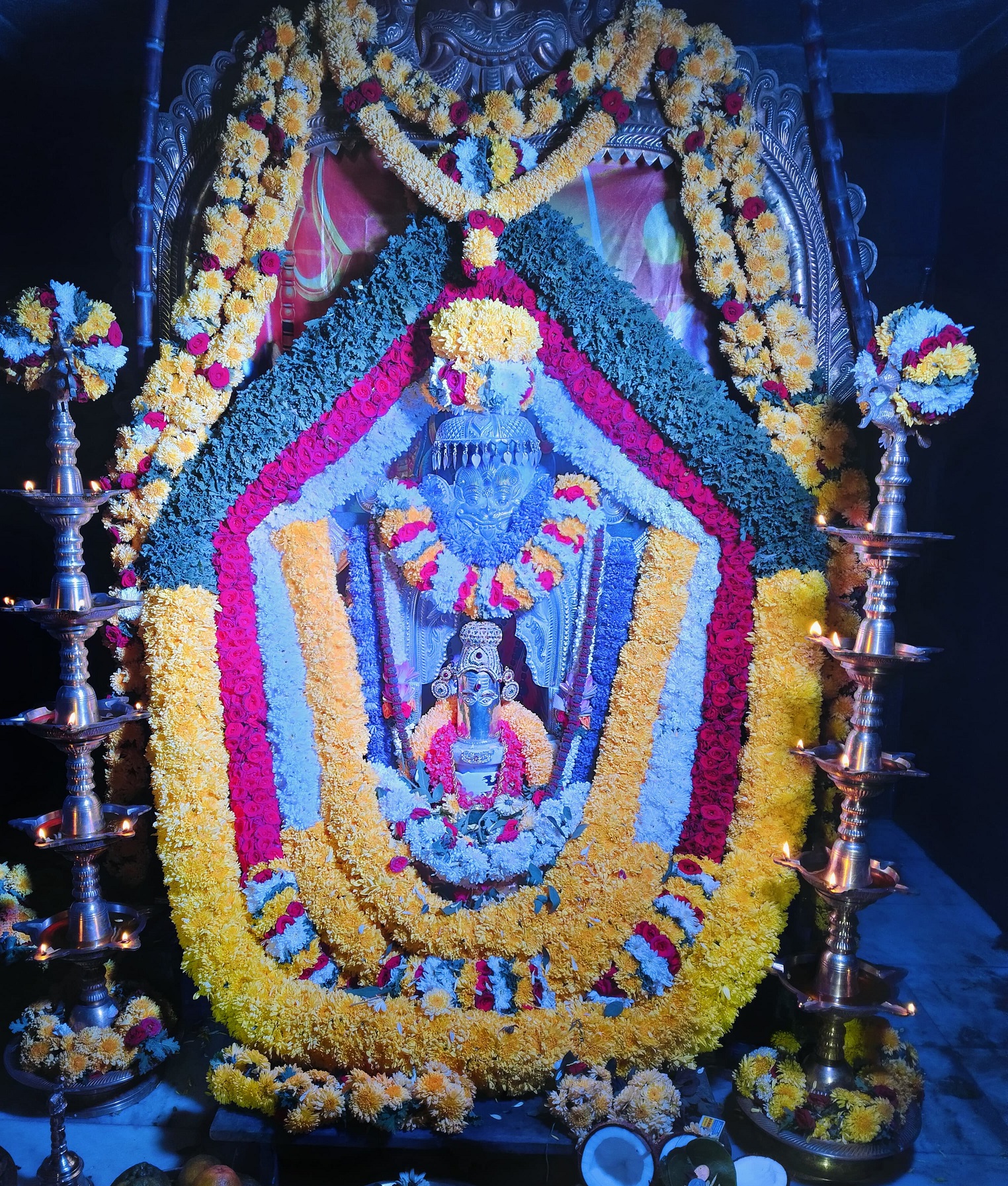 ಕಾರ್ತೀಕ ಮಾಸದ ಕಡೆ ಸೋಮವಾರ ಪ್ರಯುಕ್ತ ಕಾಶಿ ವಿಶ್ವನಾಥನಿಗೆ ಅಲಂಕಾರ