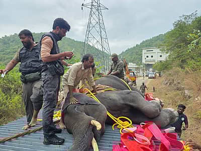 ಸೋಮವಾರ ದಿನವಿಡೀ ನಡೆಸಿದ ಕಾರ್ಯಾಚರಣೆ ಯಶಸ್ವಿಯಾಗಿರಲಿಲ್ಲ. ಮಂಗಳವಾರ ಕ್ರೇನ್‌ ಮತ್ತು ಡ್ರೋಣ್‌ ಸಹಾಯದಿಂದ ಕಾರ್ಯಾಚರಣೆ ಆರಂಭಗೊಂಡಿತು. 