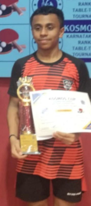 ಟೇಬಲ್ ಟೆನಿಸ್: ತಮೋಘ್ನ, ರಾಶಿಗೆ ಪ್ರಶಸ್ತಿ