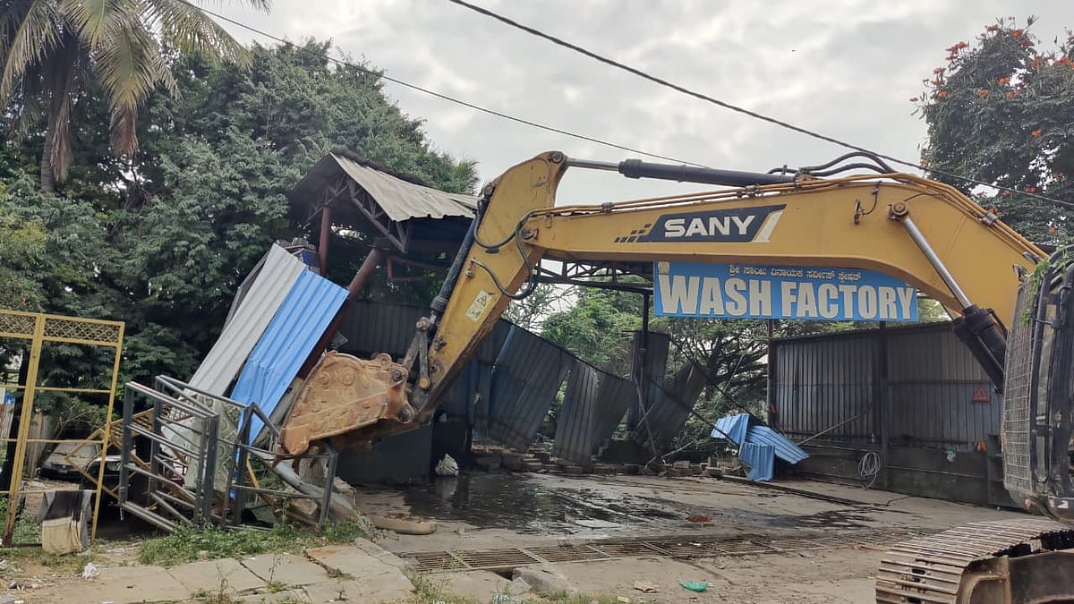 ಬೆಂಗಳೂರು: ನಾಗರಬಾವಿಯಲ್ಲಿ ಅನಧಿಕೃತ ಶೆಡ್‌ಗಳ ತೆರವು; ₹40 ಕೋಟಿ ಬಿಡಿಎ ಆಸ್ತಿ ವಶ