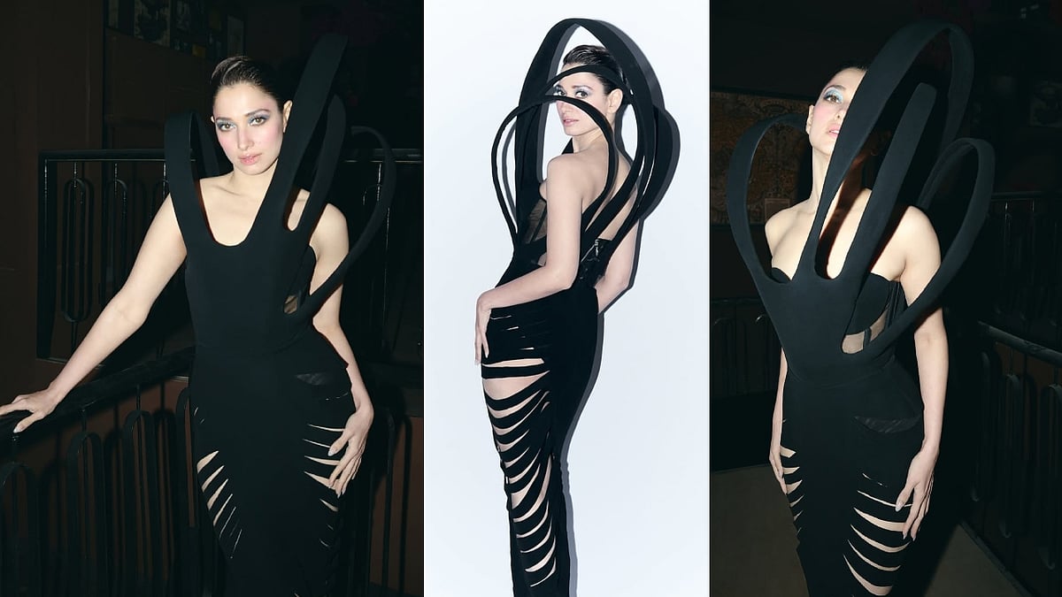 PHOTOS | ಆಕರ್ಷಕ ಉಡುಗೆಯಲ್ಲಿ ಕಂಗೊಳಿಸಿದ ತಮನ್ನಾ ಭಾಟಿಯಾ