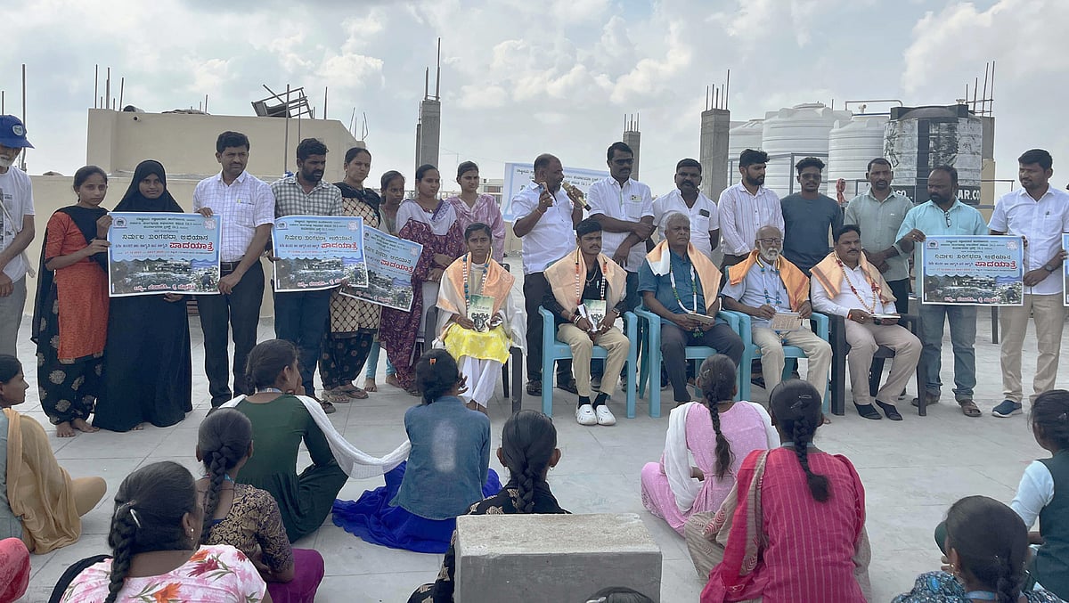 ತುಂಗಭದ್ರಾ ಸ್ವಚ್ಛತೆ, ರಕ್ಷಣೆ ನಮ್ಮೆಲ್ಲರ ಜವಾಬ್ದಾರಿ: ಜನಜಾಗೃತಿ ಪಾದಯಾತ್ರೆ