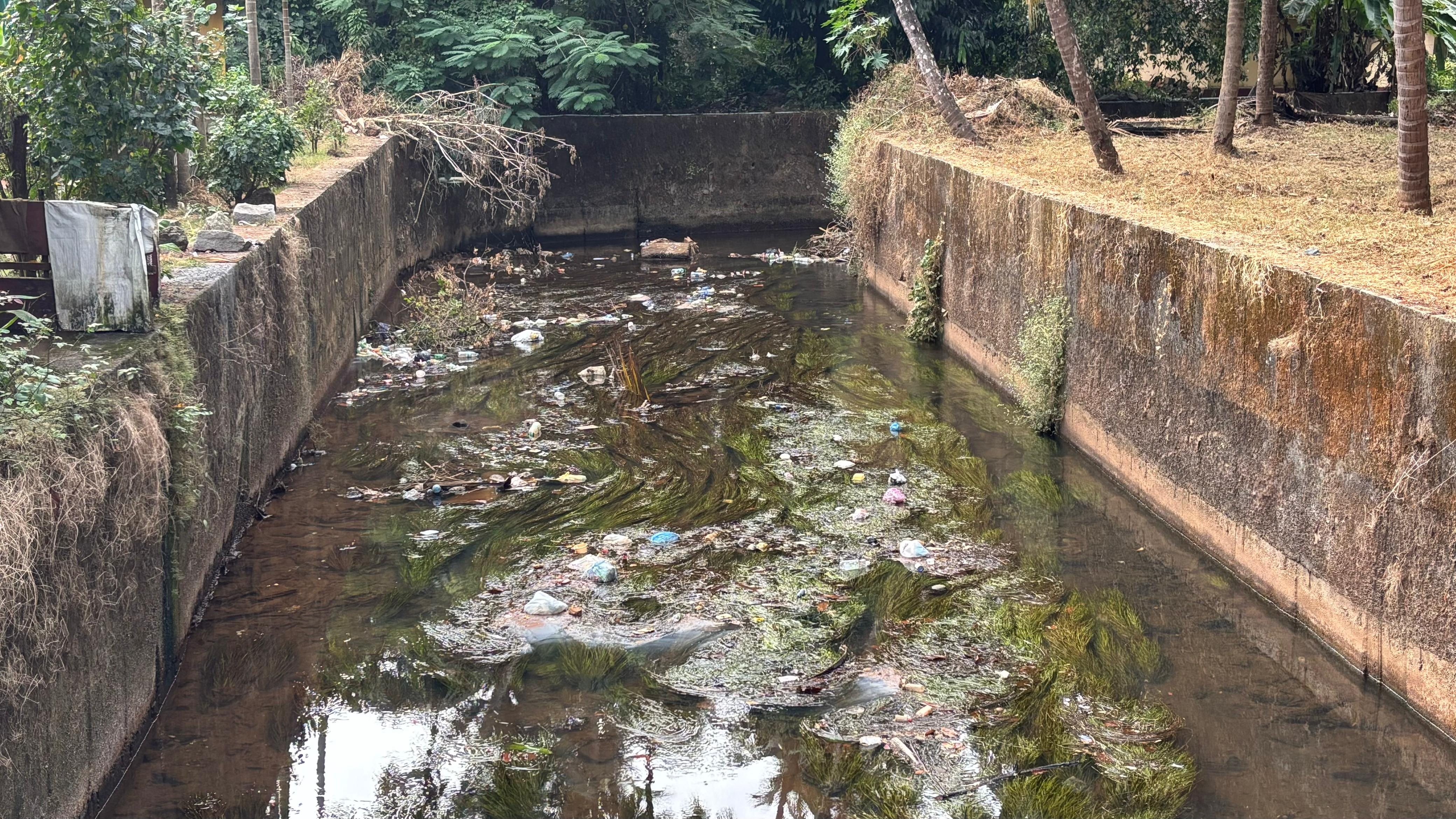 ಇಂದ್ರಾಣಿ ನದಿ ನೀರು ಕಲುಷಿತವಾಗಿರುವುದು