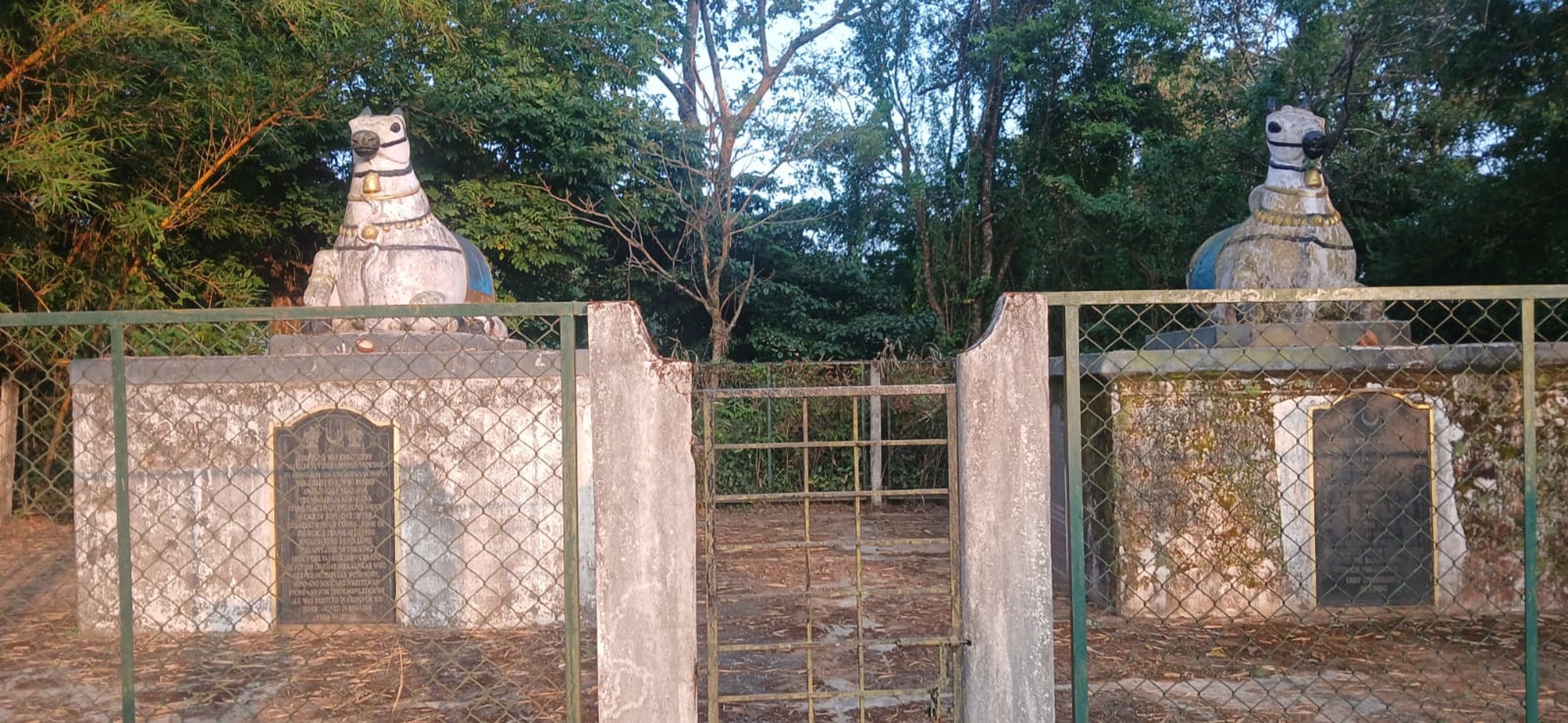 ಶಿಥಿಲಾವಸ್ಥೆಯಲ್ಲಿರುವ ರಾಜರ ಗದ್ದುಗೆಗಳು