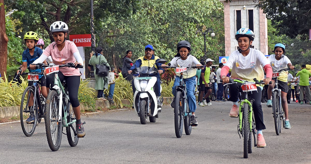 ಮೈಸೂರು | ಮಕ್ಕಳ ಸೈಕ್ಲಥಾನ್‌: ಜಾಶ್ಮಿಶ್‌, ಎಮಯಾಗೆ ಅಗ್ರಸ್ಥಾನ
