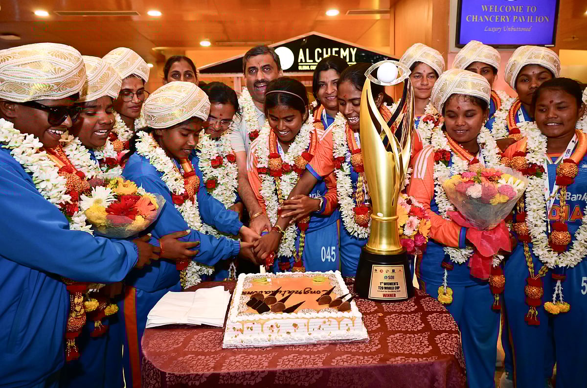 ಟಿ20 ವಿಶ್ವಕಪ್ ವಿಜೇತ ಅಂಧರ ಮಹಿಳೆಯರಿಗೆ ಅದ್ದೂರಿ ಸ್ವಾಗತ