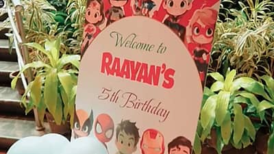 ಮಗನ 5ನೇ ವರ್ಷದ ಹುಟ್ಟುಹಬ್ಬವನ್ನು ನಟಿ ಮೇಘನಾ ರಾಜ್‌ ಅವರು ಅದ್ಧೂರಿಯಾಗಿ ಆಚರಿಸಿದ್ದಾರೆ.