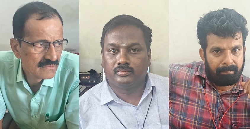 ಬಾಕಿ ಸಂಬಳ ಬಿಡುಗಡೆಗೆ ಲಂಚ: ADLR, ಸರ್ವೇಯರ್‌, ಸರ್ವೆ ಸೂಪರ್‌ವೈಸರ್ ಬಂಧನ