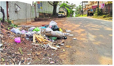 ಮಂಗಳೂರು: ಜನನಿಬಿಡ ಪ್ರದೇಶ; ಕಸರಕ್ಕಸನ ಪ್ರವೇಶ