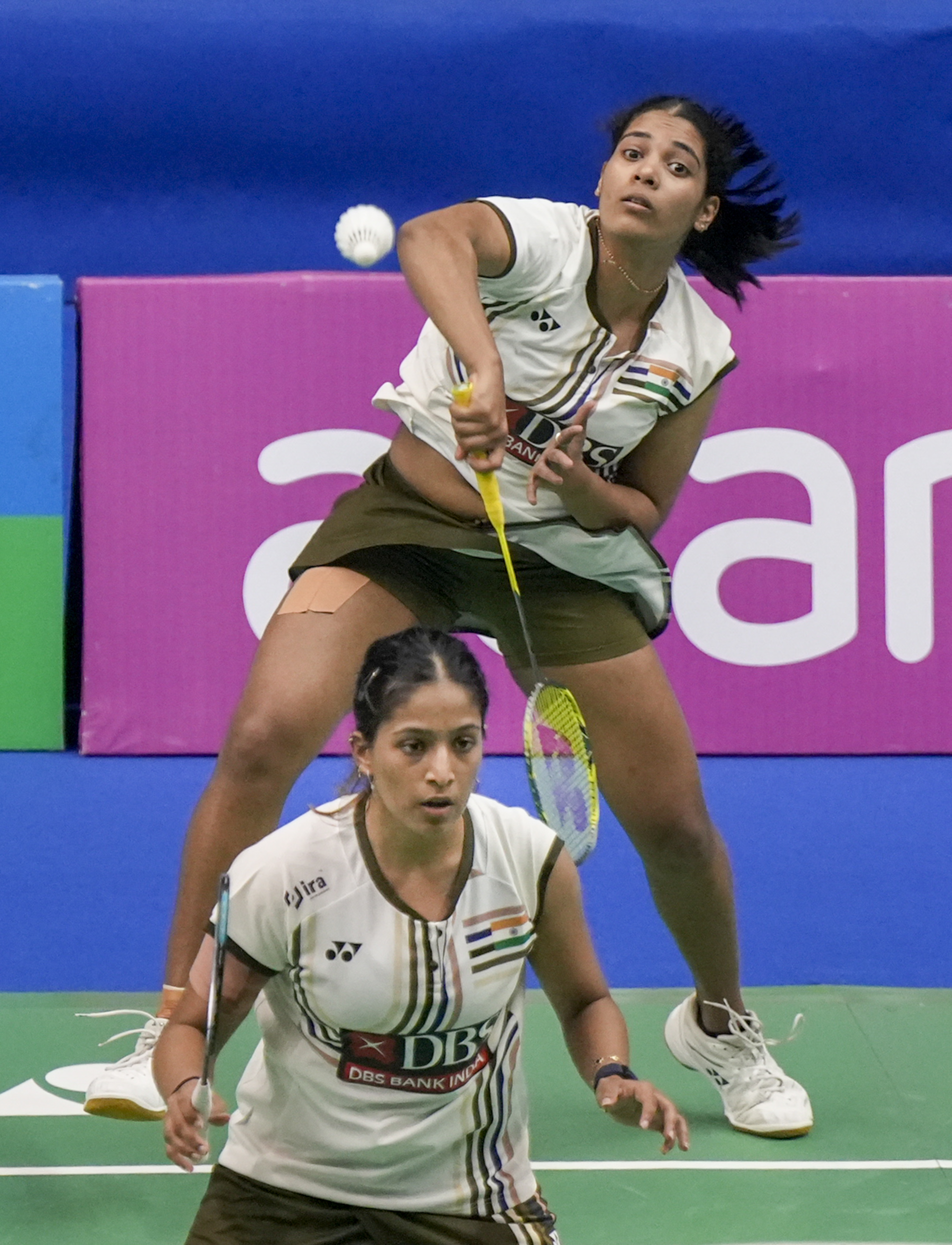 ಭಾರತದ ಗಾಯತ್ರಿ ಗೋಪಿಚಂದ್‌ ಮತ್ತು ಟ್ರೀಸಾ ಜೋಳಿ –ಪಿಟಿಐ ಚಿತ್ರ