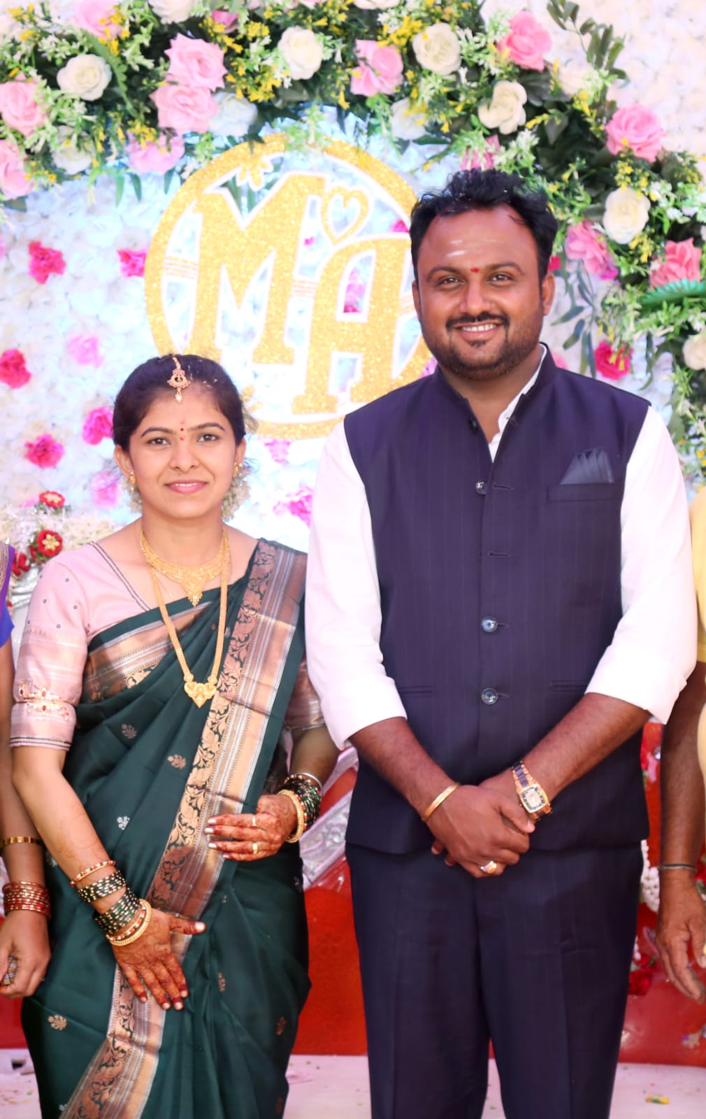 ಮದುವೆಯಾಗಲಿರುವ ಮಹಾಂತೇಶ–ಆರತಿ ಜೋಡಿ