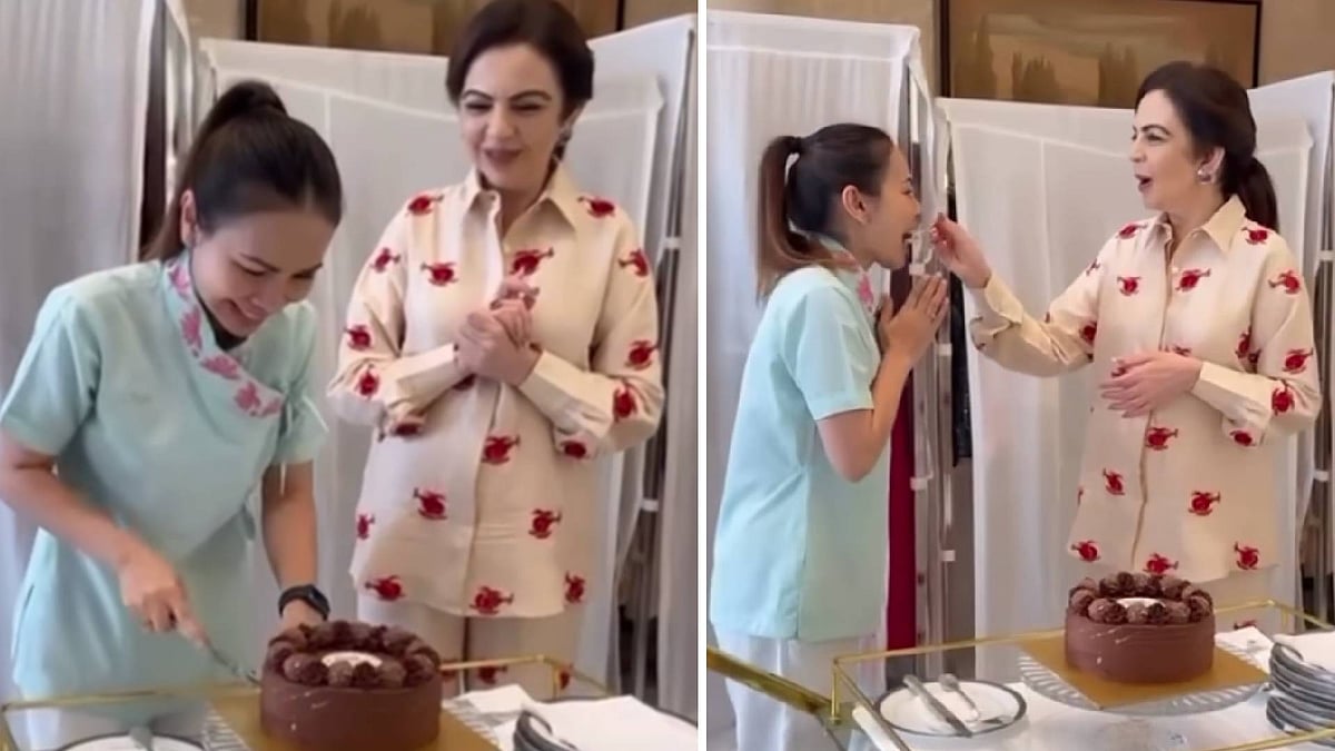 Video | ಸಿಬ್ಬಂದಿ ಜನ್ಮದಿನ ಆಚರಿಸಿದ ನೀತಾ ಅಂಬಾನಿ: ನೆಟ್ಟಿಗರಿಂದ ಮೆಚ್ಚುಗೆ