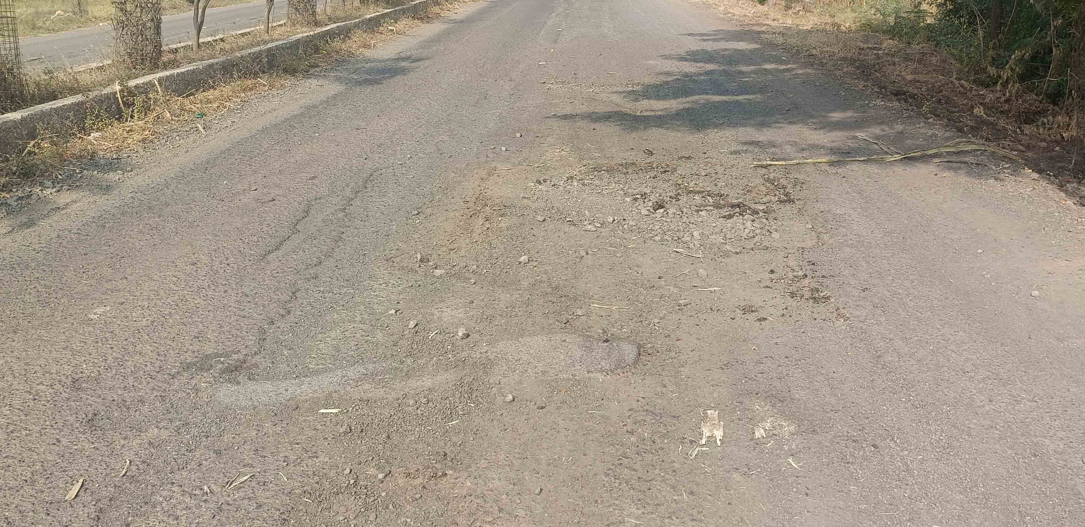 ಕೂಡಲಸಂಗಮ ಕ್ರಾಸ್‌ನಿಂದ ಕೂಡಲಸಂಗಮಕ್ಕೆ ಸಂಪರ್ಕ ಕಲ್ಪಿಸುವ ರಸ್ತೆ ಕಿತ್ತುಹೋಗಿದೆ.