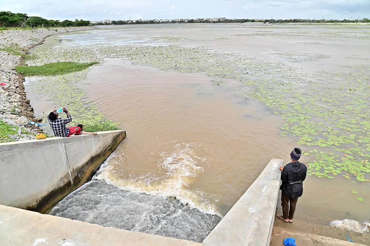 ದಾವಣಗೆರೆ: ಕುಂದುವಾಡ ಕೆರೆಗೆ ಸಿ.ಸಿ.ಟಿವಿ ಕ್ಯಾಮೆರಾ ಕಣ್ಗಾವಲು