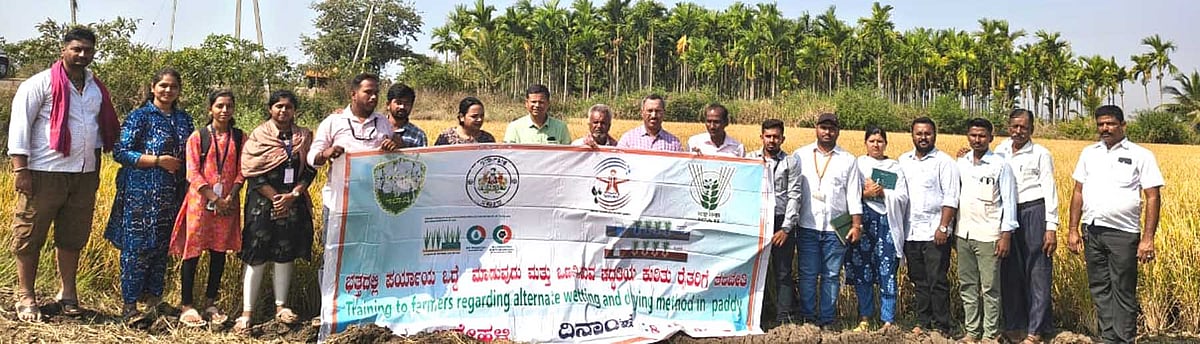 ಬಸವಾಪಟ್ಟಣ: ಕಡಿಮೆ ನೀರಿನಿಂದ ಭತ್ತ ಬೆಳೆಯಿರಿ; ರೈತರಿಗೆ ಸಲಹೆ