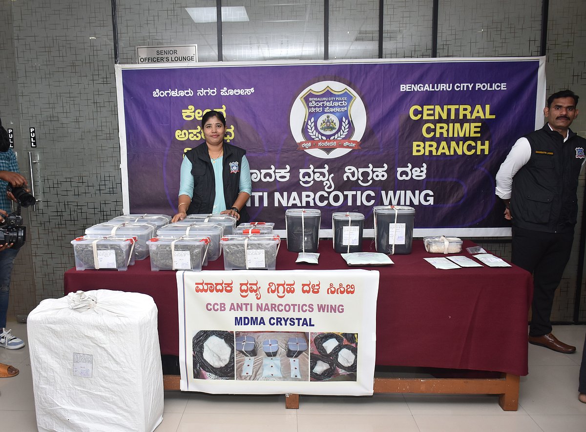 ಬೆಂಗಳೂರು | ಸಿಸಿಬಿ ಕಾರ್ಯಾಚರಣೆ: ₹28.75 ಕೋಟಿ ಮೌಲ್ಯದ ಡ್ರಗ್ಸ್ ಜಪ್ತಿ