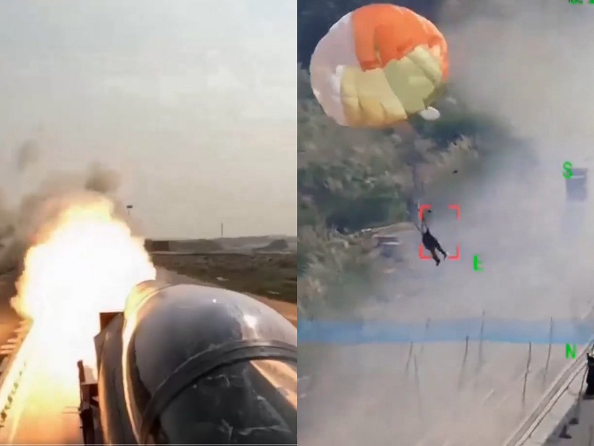 ಯುದ್ಧ ವಿಮಾನ ಎಸ್ಕೇಪ್ ಸಿಸ್ಟಂ ಹೈ-ಸ್ಪೀಡ್ ರಾಕೆಟ್ ಸ್ಲೆಜ್ ಪರೀಕ್ಷೆ ಯಶಸ್ವಿ