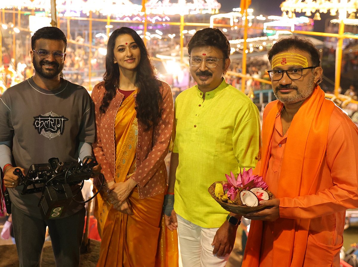 ಸಿನಿ ಸುದ್ದಿ: ವಾರಾಣಸಿಯಲ್ಲಿ ‘ದೈಜಿ’ ಚಿತ್ರ ತಂಡ