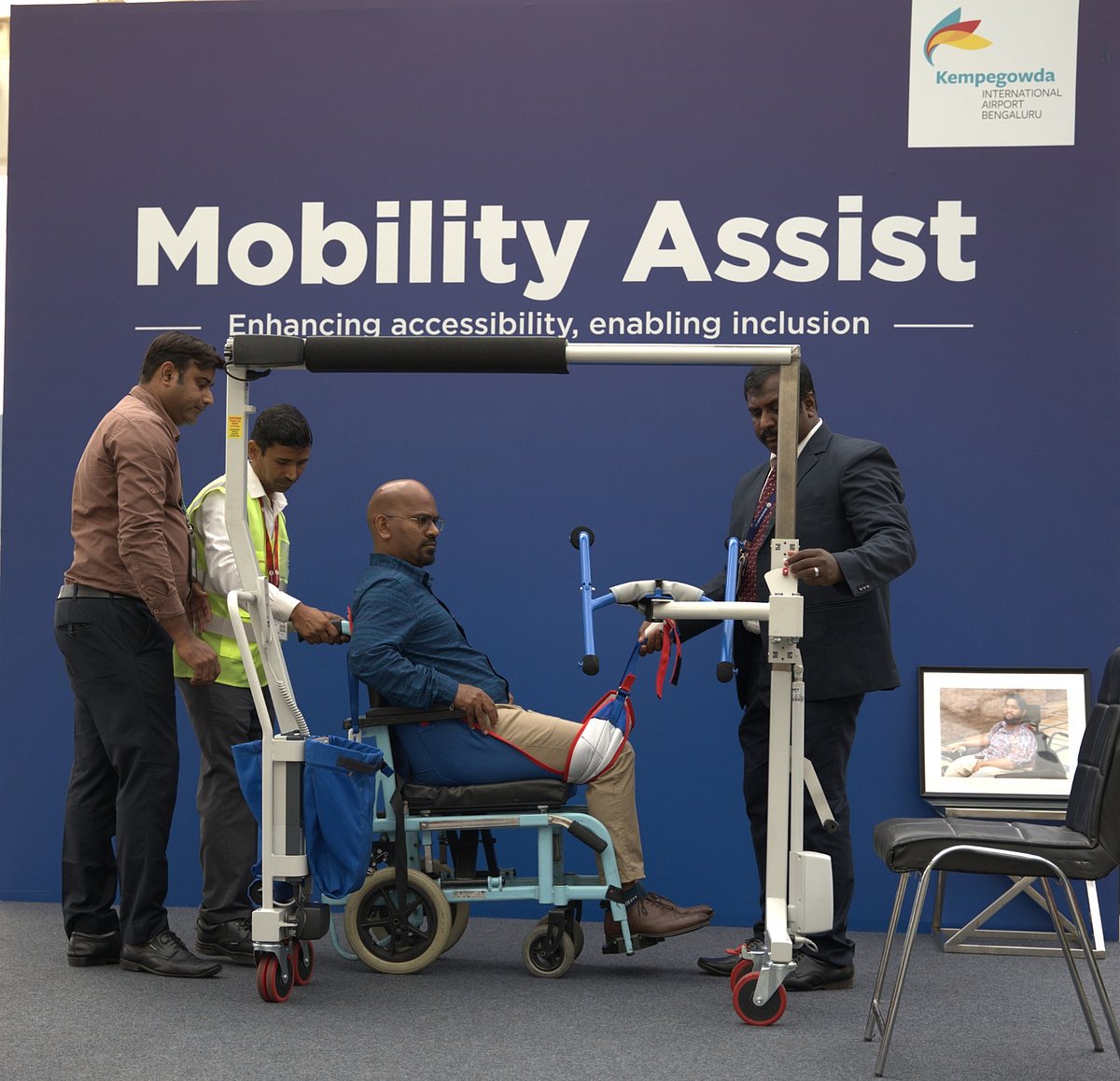 ಅಂಗವಿಕಲರ ನೆರವಿಗೆ ‘ಮೊಬಿಲಿಟಿ ಅಸಿಸ್ಟ್‌’;ಬೆಂಗಳೂರು ವಿಮಾನ ನಿಲ್ದಾಣದಲ್ಲಿ ಪರಿಚಯ