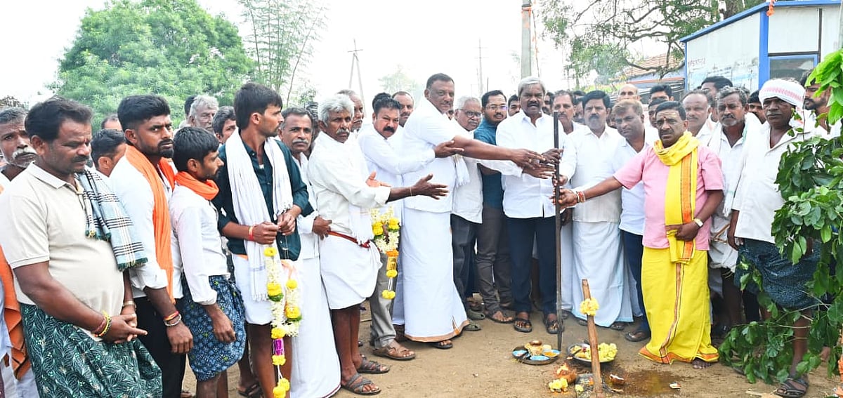 ಸಿರಿಗೆರೆ| ಮಳೆ ನೀರಿನ ಸಂರಕ್ಷಣೆಗೆ ಆದ್ಯತೆ: ಶಾಸಕ ಎಂ. ಚಂದ್ರಪ್ಪ