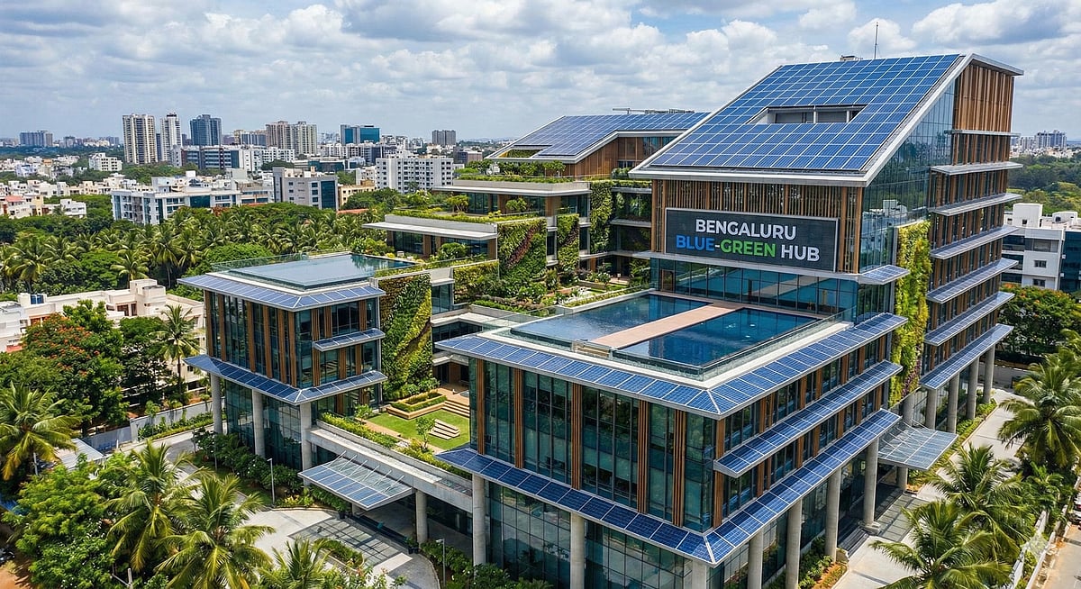 ಜಿಬಿಎ | ಪಾಲಿಕೆ ಕಟ್ಟಡಕ್ಕೆ ‘ನೀಲಿ–ಹಸಿರು’ ಪರಿಕಲ್ಪ‍ನೆ: DPR ತಯಾರಿಸಲು ಟೆಂಡರ್‌