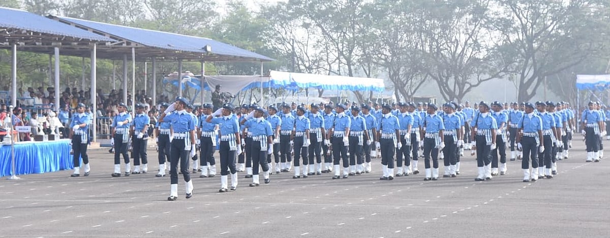 ಬೆಳಗಾವಿ| ಅಗ್ನಿವೀರವಾಯು: ನಿರ್ಗಮನ ಪಥಸಂಚಲನ