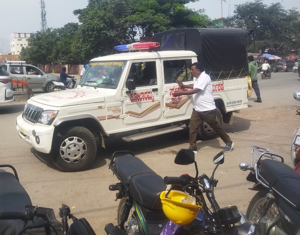 ಕೋಲಾರ ನಗರದಲ್ಲಿ ಕೋಲಾರಮ್ಮ ಸ್ವಚ್ಛತಾ ಕಾರ್ಯಪಡೆ ವಾಹನದ ಸಂಚಾರ