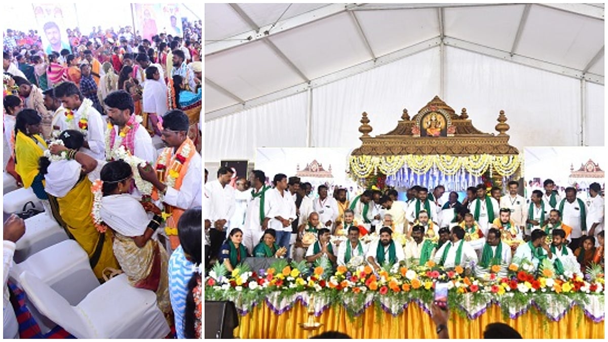 ಚಿತ್ರದುರ್ಗದಲ್ಲಿ 1008 ರೈತ ಜೋಡಿಗಳ ಉಚಿತ ಸಾಮೂಹಿಕ ವಿವಾಹ: ಶೃಂಗೇರಿ ಮಠದ ಸಹಾಯ