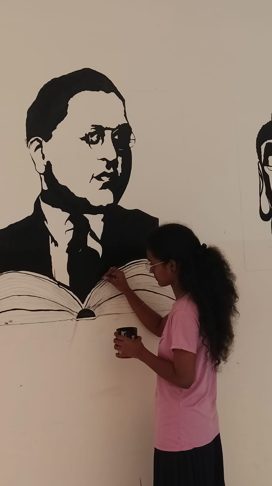  ಕುಂಚದಲ್ಲಿ ಮೂಡಿದ ಡಾ. ಅಂಬೇಡ್ಕರ್