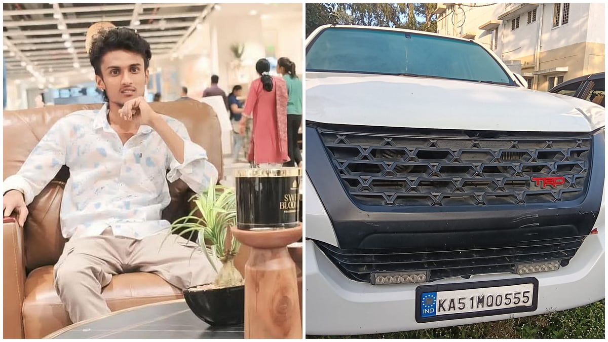 ಕಾಂಗ್ರೆಸ್ ಮುಖಂಡ ಎಚ್‌.ಎಂ. ರೇವಣ್ಣ ಪುತ್ರನ ಕಾರು ಡಿಕ್ಕಿ: ಸ್ಕೂಟರ್ ಸವಾರ ಸಾವು