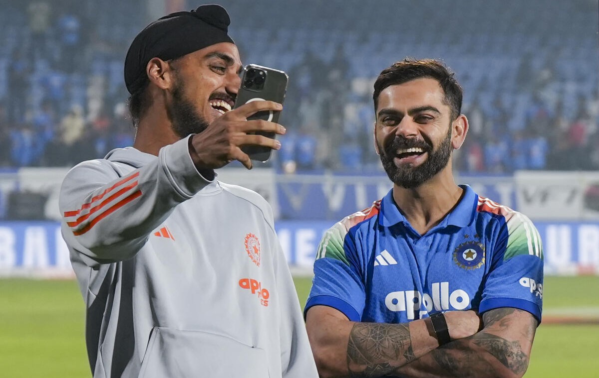 ಅರ್ಷದೀಪ್‌ ಸಿಂಗ್‌ ಹಾಗೂ ವಿರಾಟ್ ಕೊಹ್ಲಿ