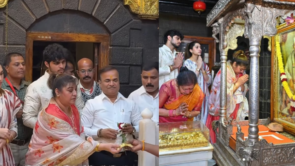 ಶಿರಡಿ ಸಾಯಿಬಾಬಾ ದೇವಾಲಯಕ್ಕೆ ಚಿನ್ನದ ಕಿರೀಟ ಅರ್ಪಿಸಿದ ನಟಿ ಮಾಲಾಶ್ರೀ