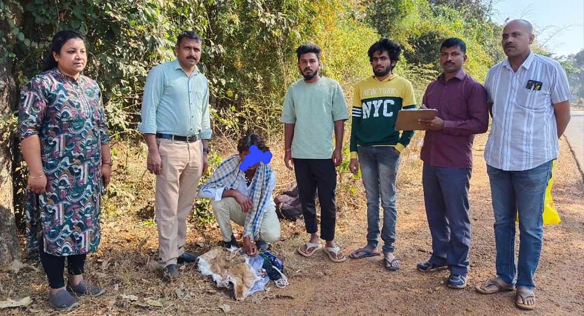 ರಿಪ್ಪನ್‌ಪೇಟೆ: ಜಿಂಕೆ ಚರ್ಮ ಮಾರಾಟಕ್ಕೆ ಯತ್ನ; ಆರೋಪಿ ಬಂಧನ