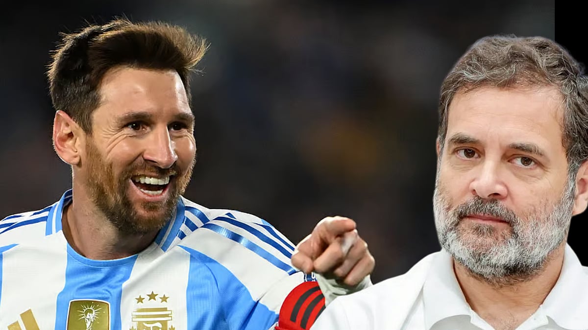 ಮೆಸ್ಸಿ ಭೇಟಿಗಾಗಿ ಇಂದು ಹೈದರಾಬಾದ್‌ಗೆ ತೆರಳಲಿರುವ ರಾಹುಲ್ ಗಾಂಧಿ