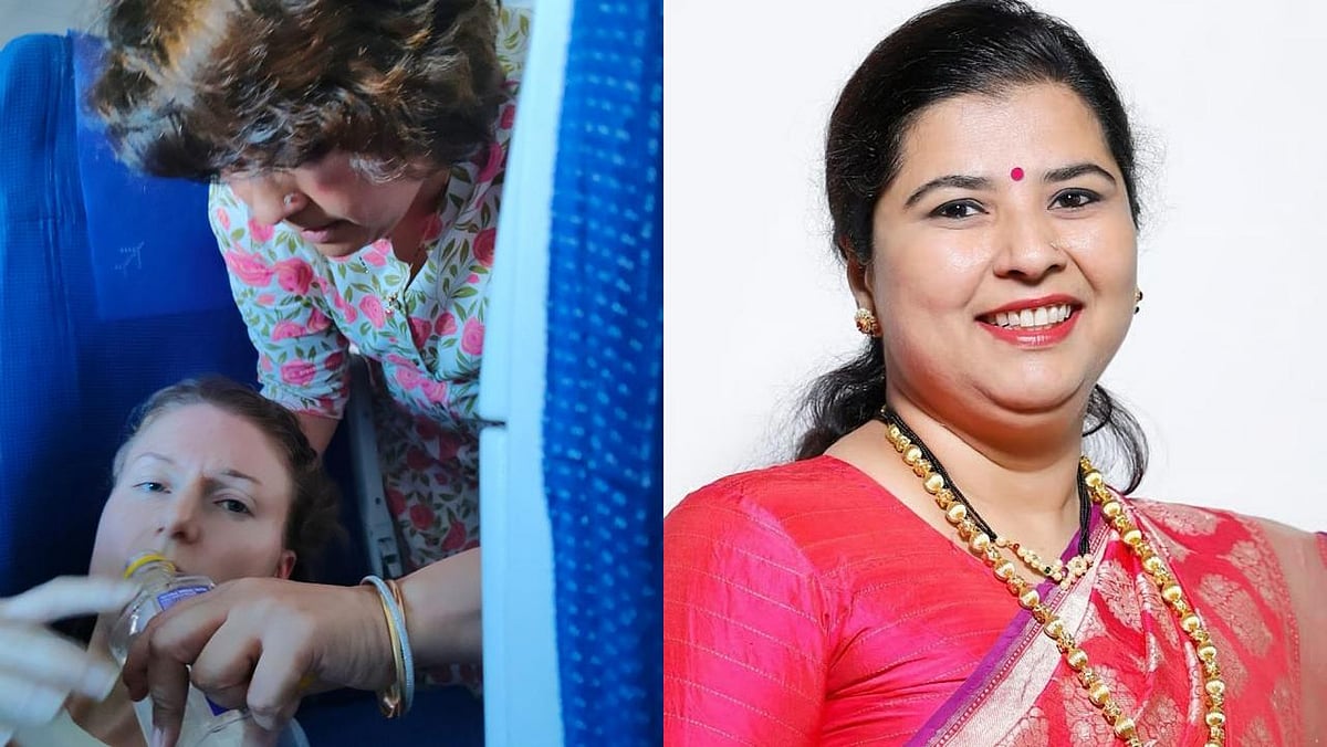 ವಿಮಾನದಲ್ಲೇ ಚಿಕಿತ್ಸೆ: ಅಮೆರಿಕ ಮಹಿಳೆಯ ಪ್ರಾಣ ಉಳಿಸಿದ ಡಾ. ಅಂಜಲಿ ನಿಂಬಾಳ್ಕರ್‌